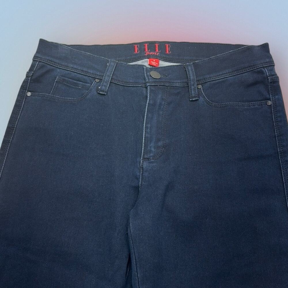 ELLE Women’s 6 Long Dark Navy Blue Jeans